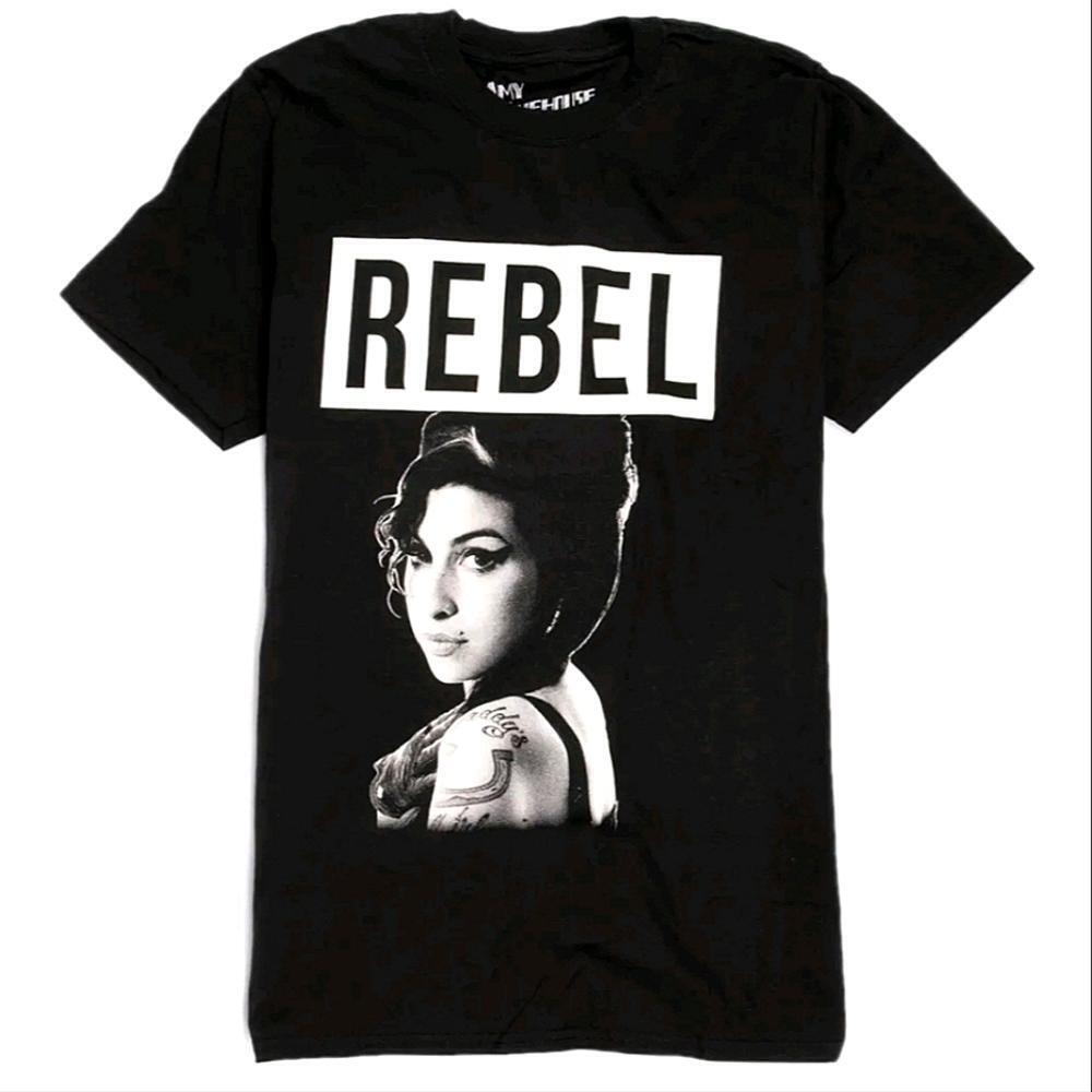 Amy Winehouse Black & White Rebel Shirt
